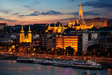 Image showing Fishing Bastion in evening