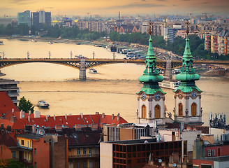 Image showing Margaret bridge in Budapest