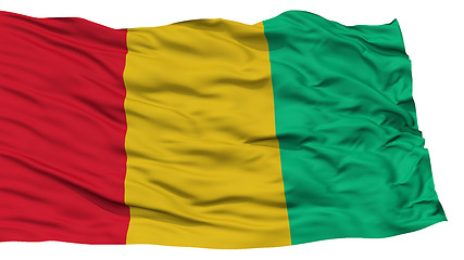 Image showing Isolated Guinea Flag