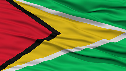 Image showing Closeup Guyana Flag