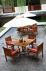 Image showing Garden furniture