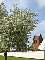 Image showing Sollerod church in spring