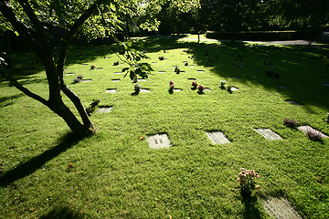 Image showing Hørsholm kirkegård cemetery 