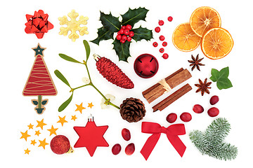 Image showing Symbols of Christmas Collection