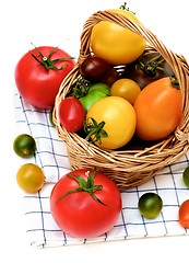 Image showing Fresh Colorful Tomatoes