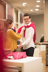 Image showing couple in  Clothing Store