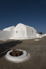 Image showing classic greek island church santorini