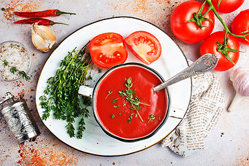 Image showing tomato soup