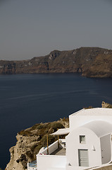 Image showing santorini view over harbor