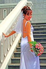 Image showing Happy bride