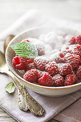 Image showing Raspberry berries