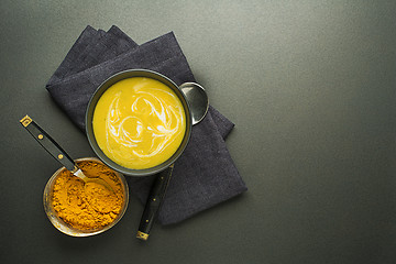 Image showing Soup curcuma and curry