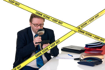 Image showing CSI crime scene investigator