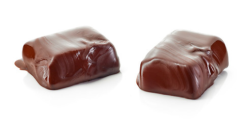 Image showing melted chocolat candies