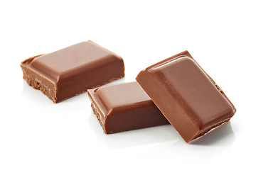 Image showing pieces of milk chocolate