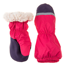 Image showing Children\'s autumn-winter mittens