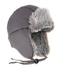 Image showing Warm fur cap