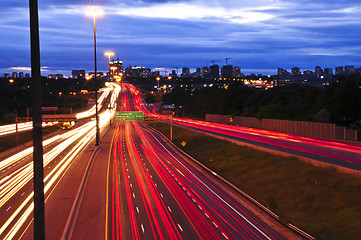 Image showing Night traffic