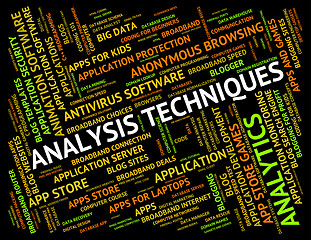 Image showing Analysis Techniques Means Mode Analytic And Tactics