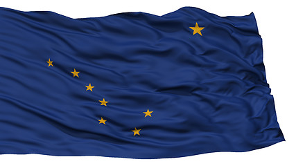 Image showing Isolated Alaska Flag, USA state