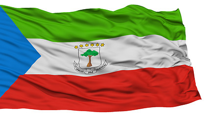 Image showing Isolated Equatorial Guinea Flag