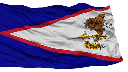 Image showing Isolated American Samoa Flag, USA state