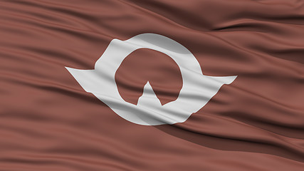 Image showing Closeup Yamaguchi Japan Prefecture Flag
