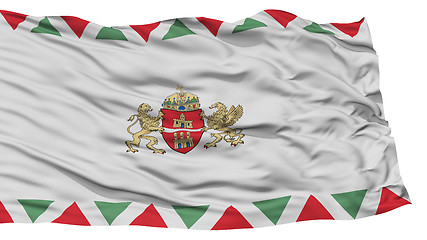 Image showing Isolated Budapest City Flag