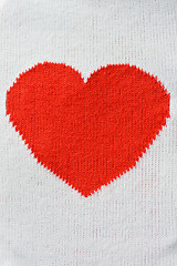 Image showing Knitted heart