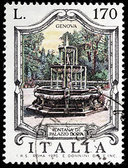 Image showing  Palace Doria Fountain Stamp