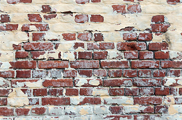 Image showing Weathered Brick Wall Background