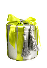 Image showing metal gift box