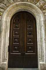 Image showing Doorway of Siena buliding