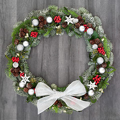 Image showing Christmas Festive Wreath