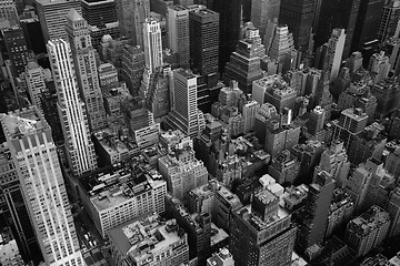 Image showing New York City skyline Black and White photo