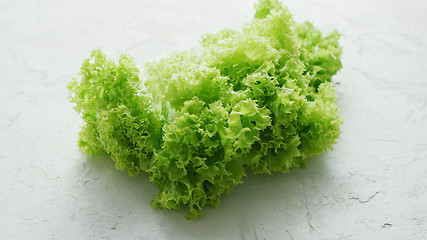 Image showing Bunch of green lettuce