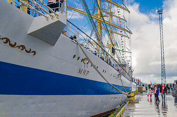 Image showing TALLINN, ESTONIA - SEPTEMBER 23, 2018. The Russian barque \