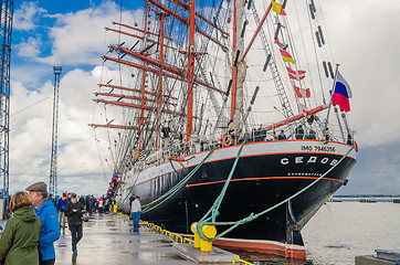 Image showing TALLINN, ESTONIA - SEPTEMBER 23, 2018. The Russian barque \