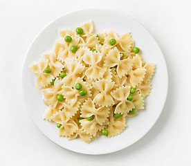 Image showing plate of fresh pasta dish