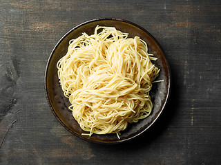 Image showing plate of pasta spaghetti