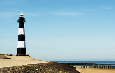 Image showing Breskens Lighthouse in Netherlands