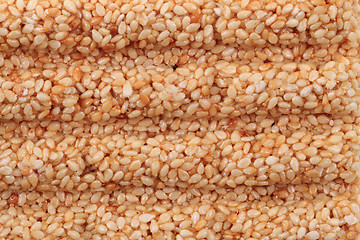 Image showing sesame seeds with honey texture 