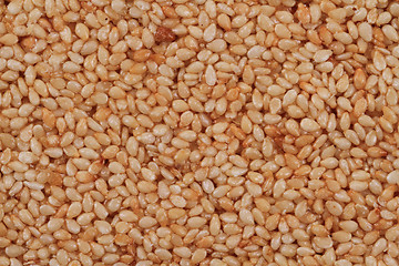 Image showing sesame seeds with honey texture 