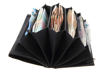 Image showing wallet with czech money 