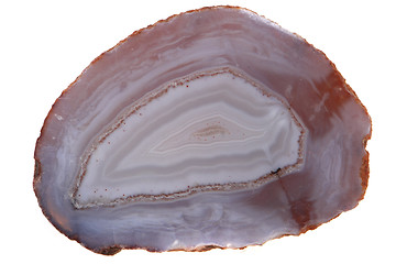 Image showing natural agate isolated