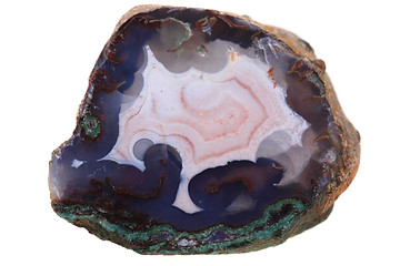 Image showing natural agate isolated