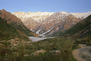 Image showing Chimgan mountains, Uzbekistan