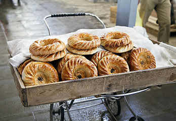 Image showing Traditional uzbek bread