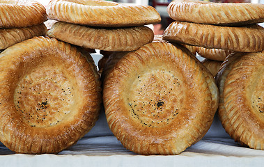 Image showing Traditional uzbek bread