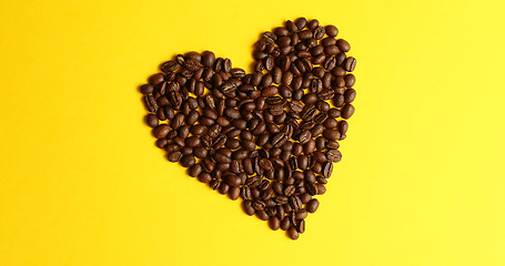 Image showing Beans laid in shape of heart